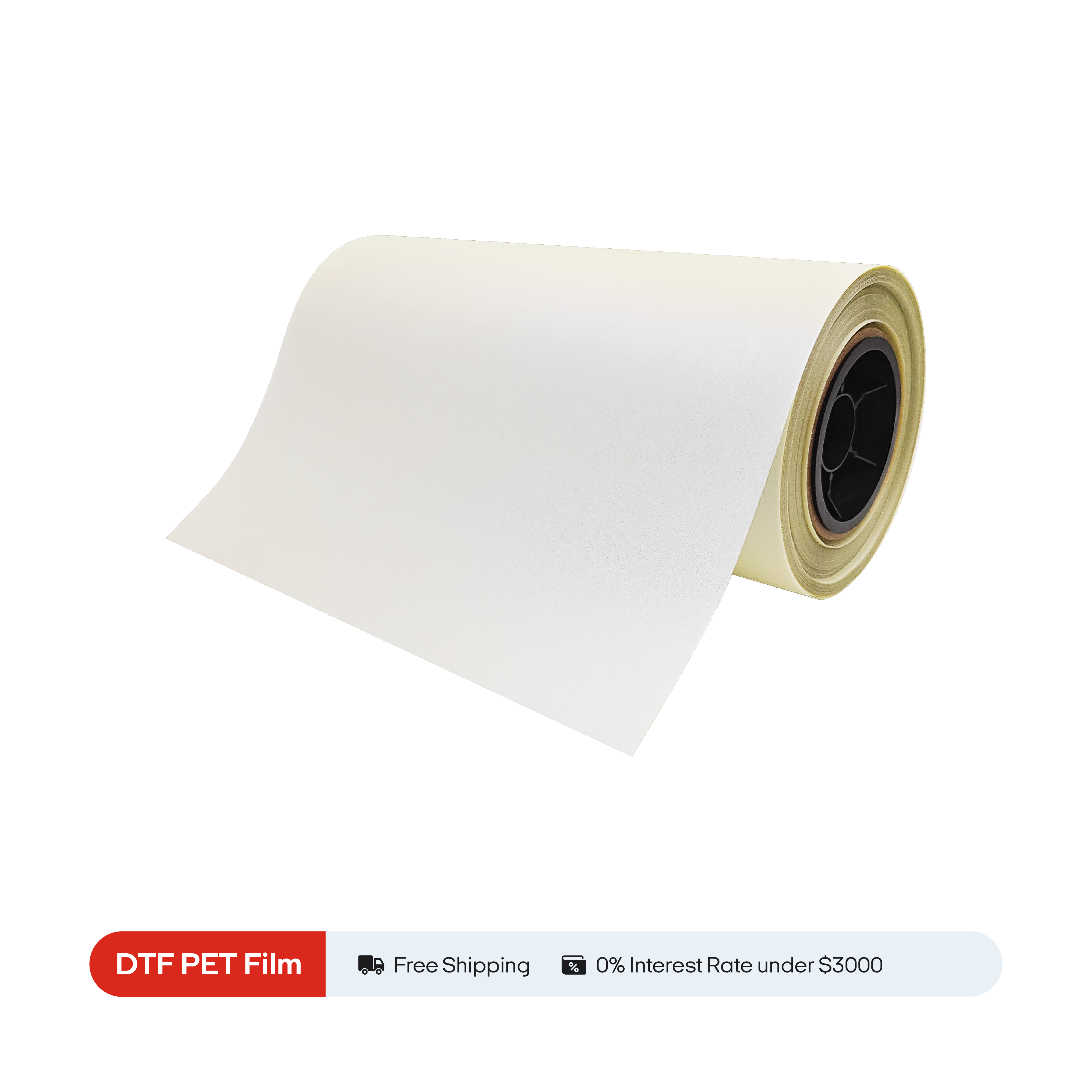 Procolored DTF Chameleon Transfer Roll Film 11.8 Polegadas x 328 Pés——compatível com Impressora DTF A3