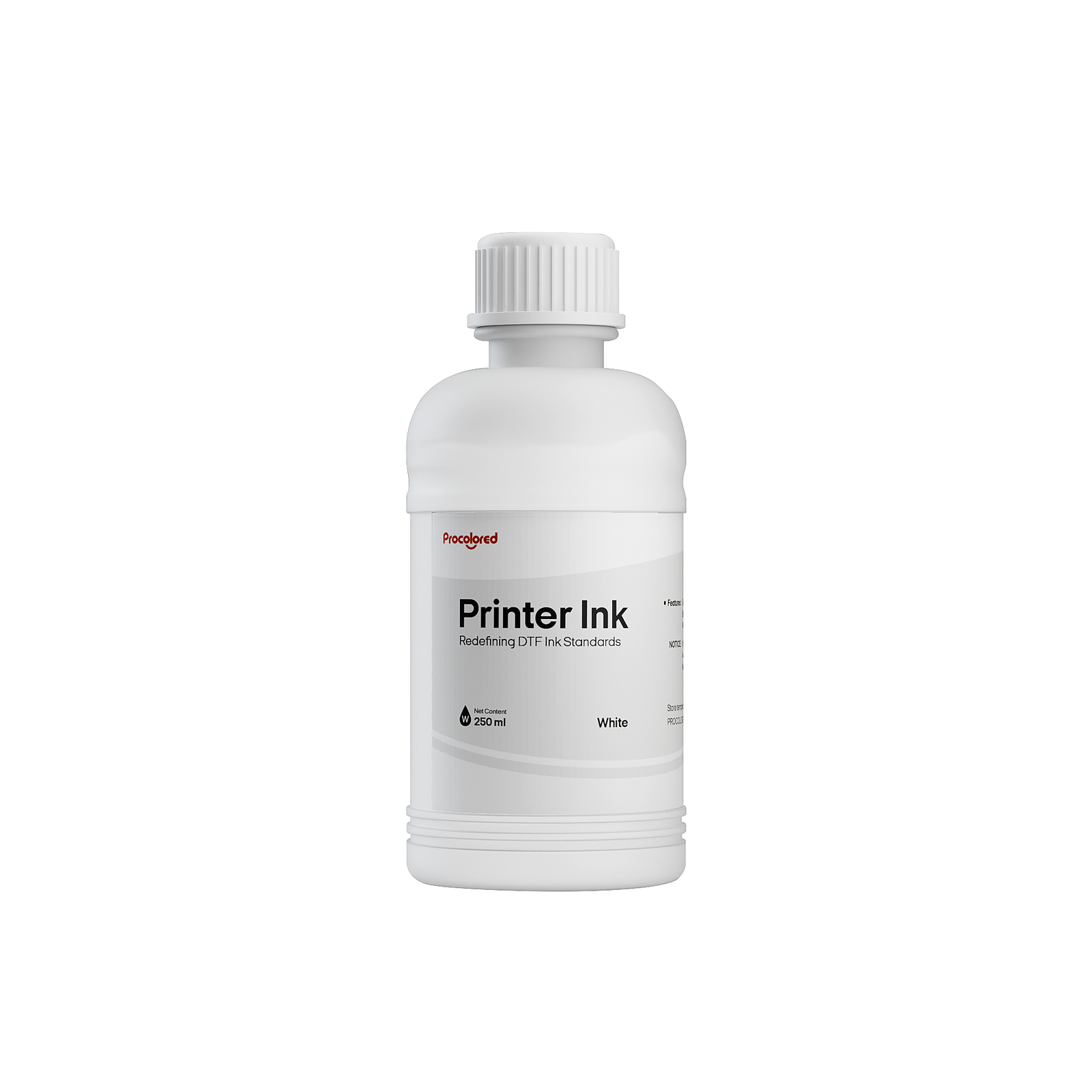 Inchiostro Bianco Procolored per Stampa DTF 500ml