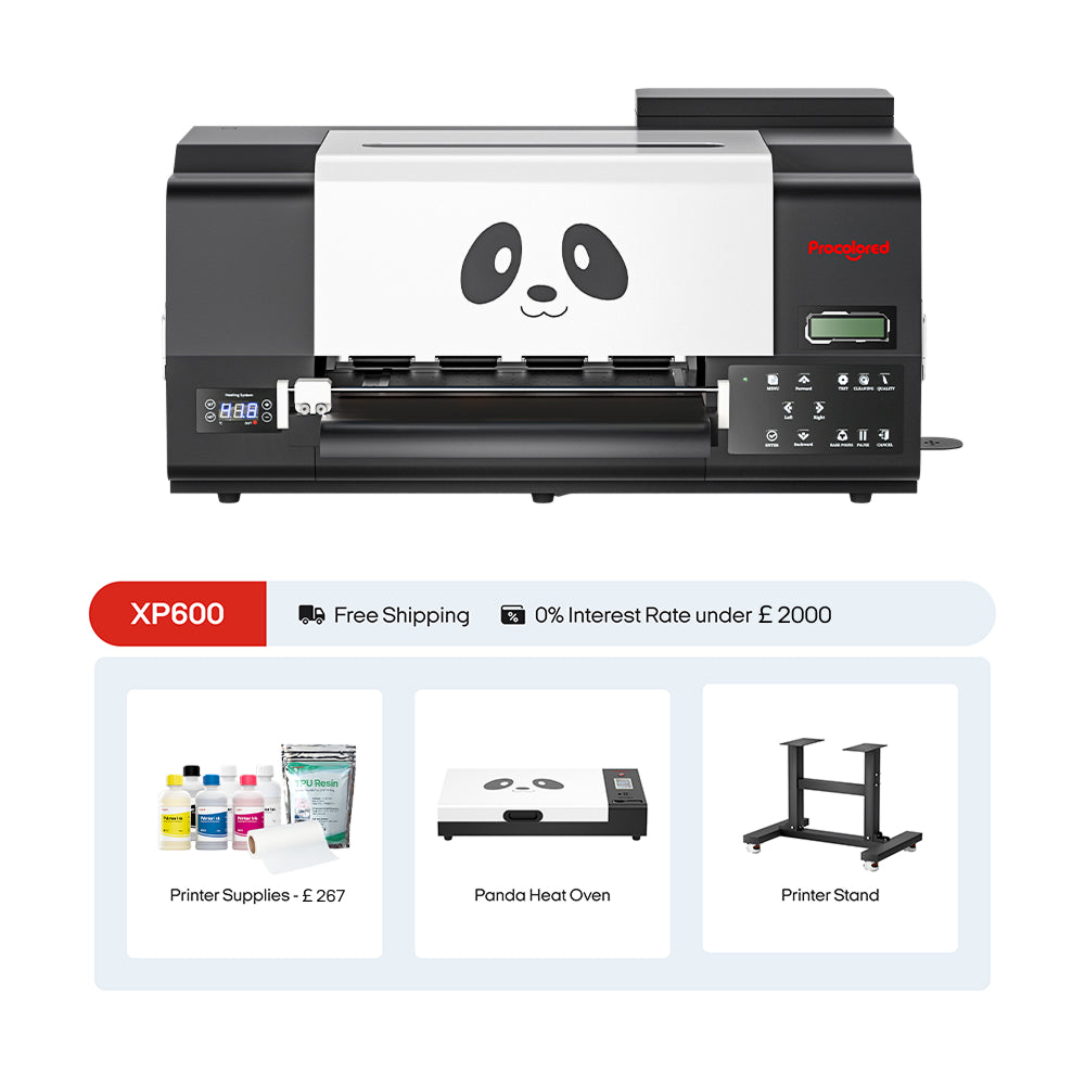 Impresora Procolored F13 Pro Panda DTF 13" A3 Dual XP600 + Soporte + Horno