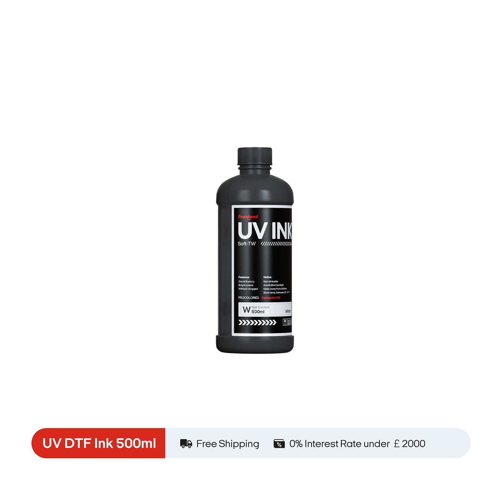 Inchiostro Bianco Procolored per Stampa UV DTF