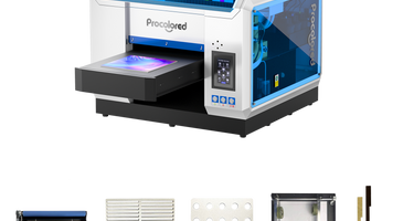 Procolored V11 Pro Impressora UV 11.4" A3 Dupla TX800 e Gabaritos